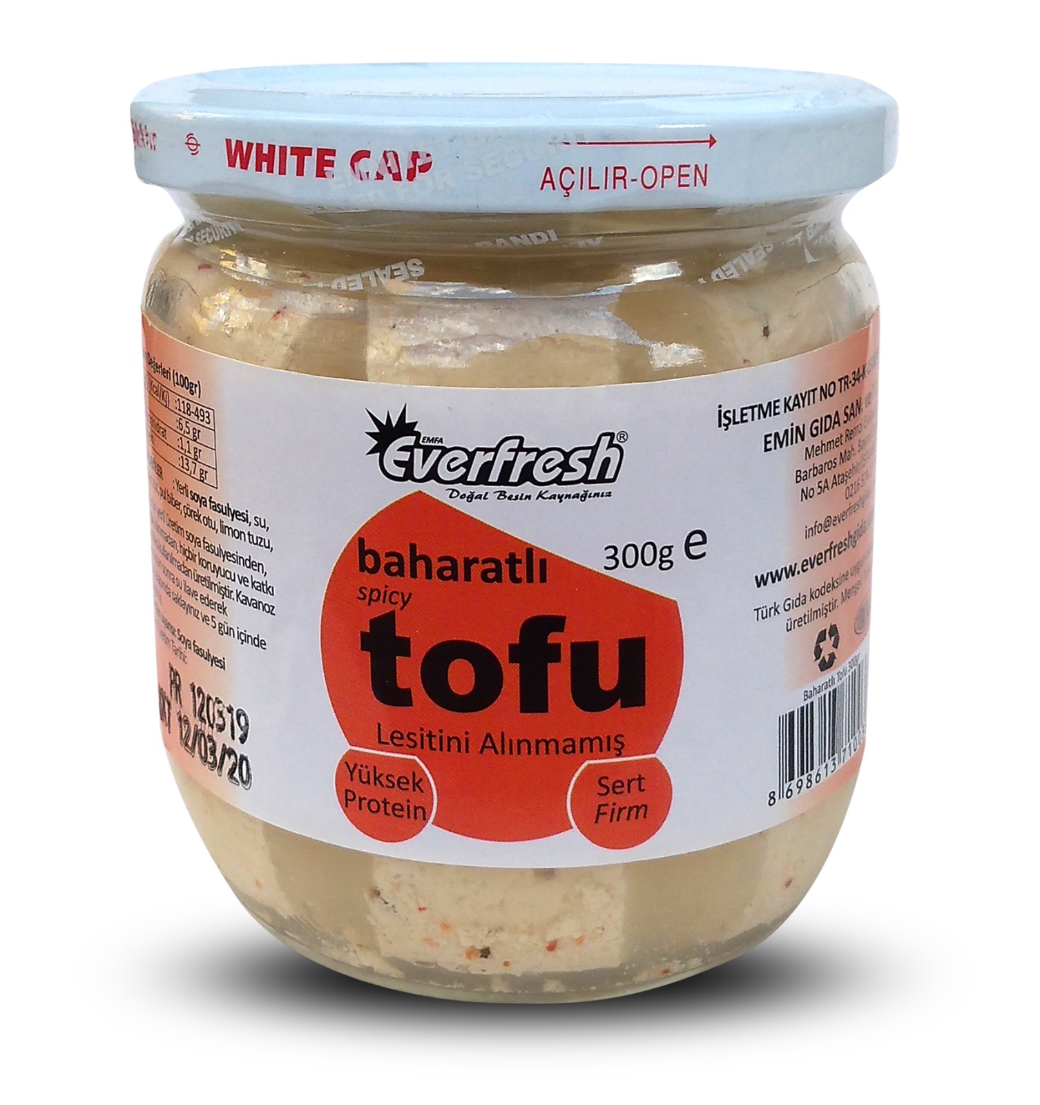 Everfresh Baharatlı Tofu  300 gr